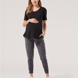 Pact Maternity Draped Jogger